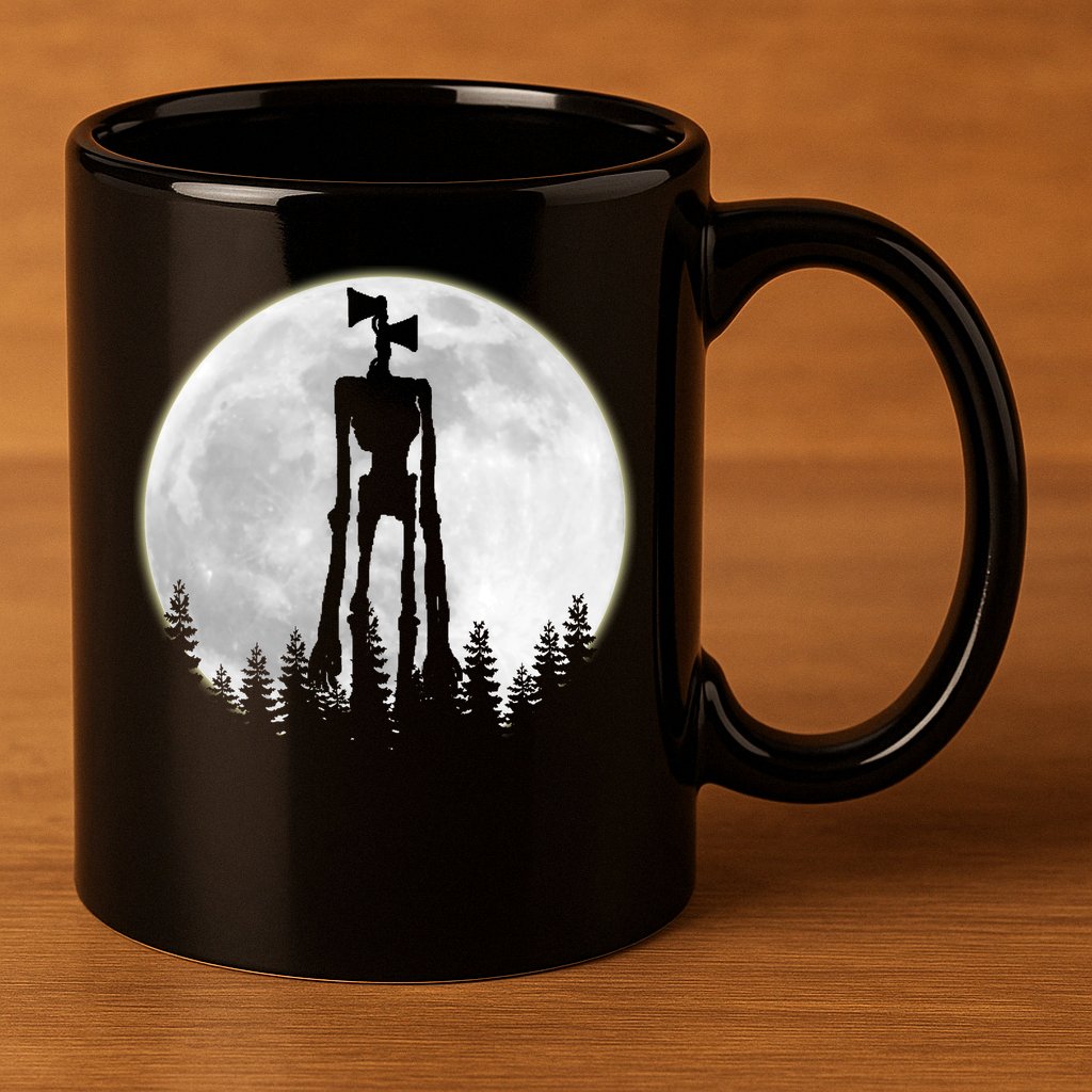 Supernatural Cryptid Siren Head Moon 11oz C Handle Ceramic Mug