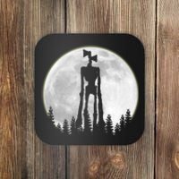 Supernatural Cryptid Siren Head Moon Coaster