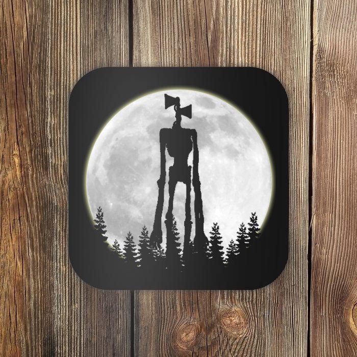 Supernatural Cryptid Siren Head Moon Coaster