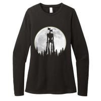 Supernatural Cryptid Siren Head Moon Womens CVC Long Sleeve Shirt