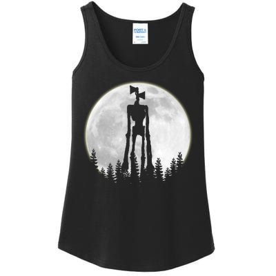 Supernatural Cryptid Siren Head Moon Ladies Essential Tank