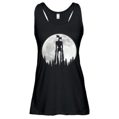 Supernatural Cryptid Siren Head Moon Ladies Essential Flowy Tank