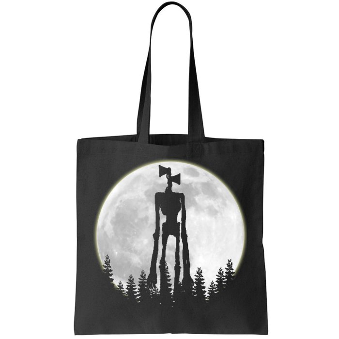 Supernatural Cryptid Siren Head Moon Tote Bag