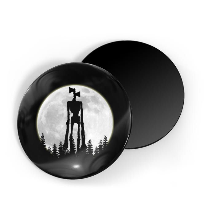 Supernatural Cryptid Siren Head Moon Magnet