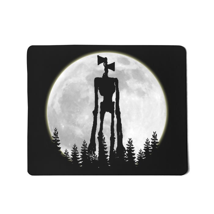 Supernatural Cryptid Siren Head Moon Mousepad