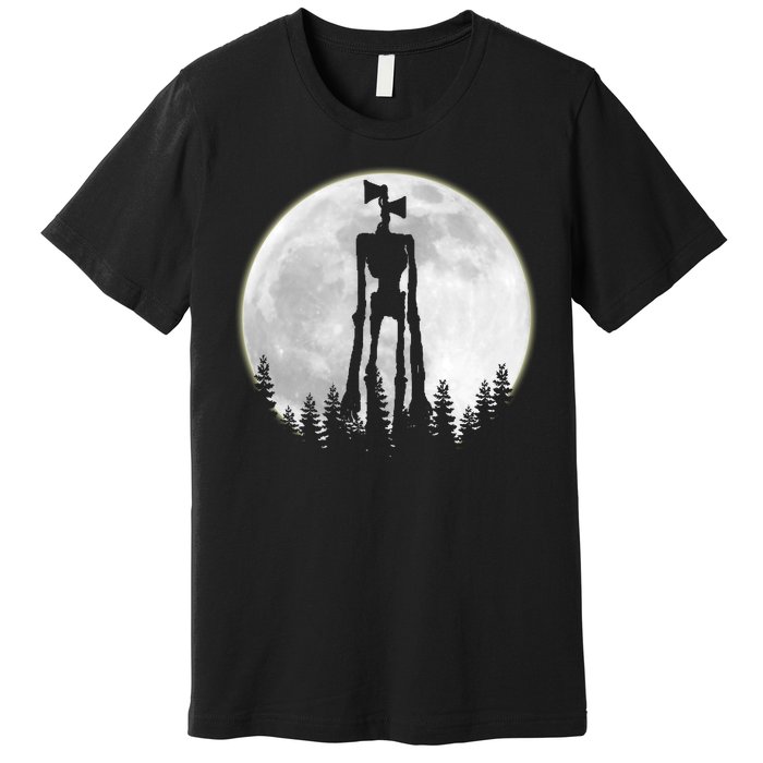 Supernatural Cryptid Siren Head Moon Premium T-Shirt