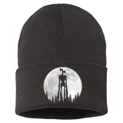 Supernatural Cryptid Siren Head Moon Sustainable Knit Beanie