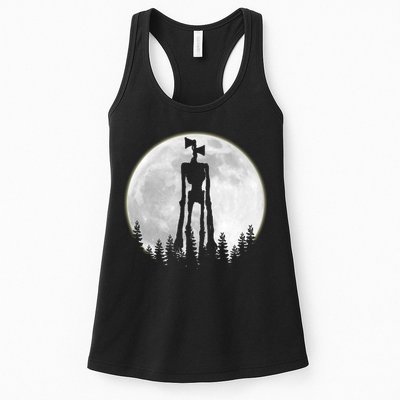 Supernatural Cryptid Siren Head Moon Womens Tank Top
