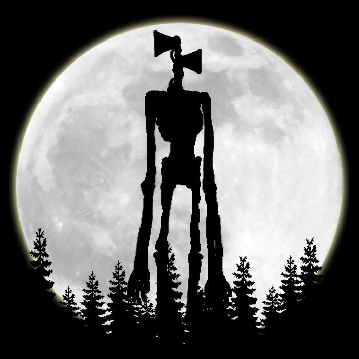 Supernatural Cryptid Siren Head Moon Baby Bodysuit
