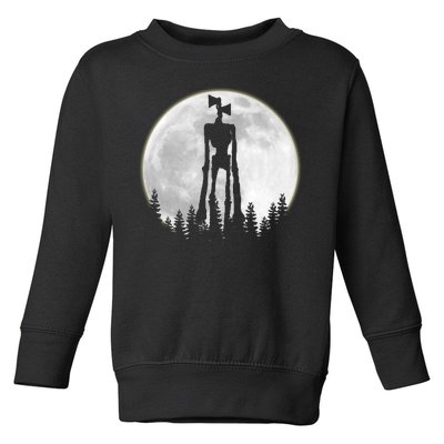 Supernatural Cryptid Siren Head Moon Toddler Sweatshirt