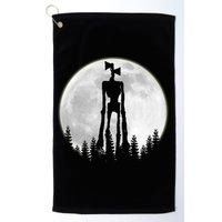 Supernatural Cryptid Siren Head Moon Golf Towel