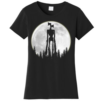 Supernatural Cryptid Siren Head Moon Women's T-Shirt