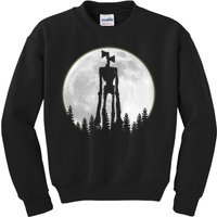 Supernatural Cryptid Siren Head Moon Kids Sweatshirt