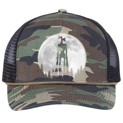 Supernatural Cryptid Siren Head Moon Retro Rope Trucker Hat Cap