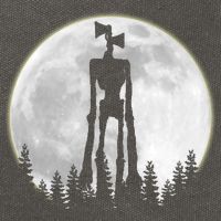 Supernatural Cryptid Siren Head Moon Cotton Canvas Backpack