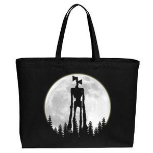 Supernatural Cryptid Siren Head Moon Cotton Canvas Jumbo Tote