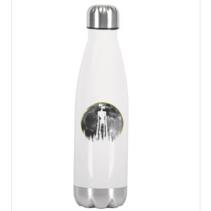 Supernatural Cryptid Siren Head Moon Stainless Steel Insulated Water Bottle