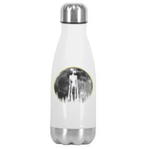 Supernatural Cryptid Siren Head Moon Stainless Steel Insulated Water Bottle