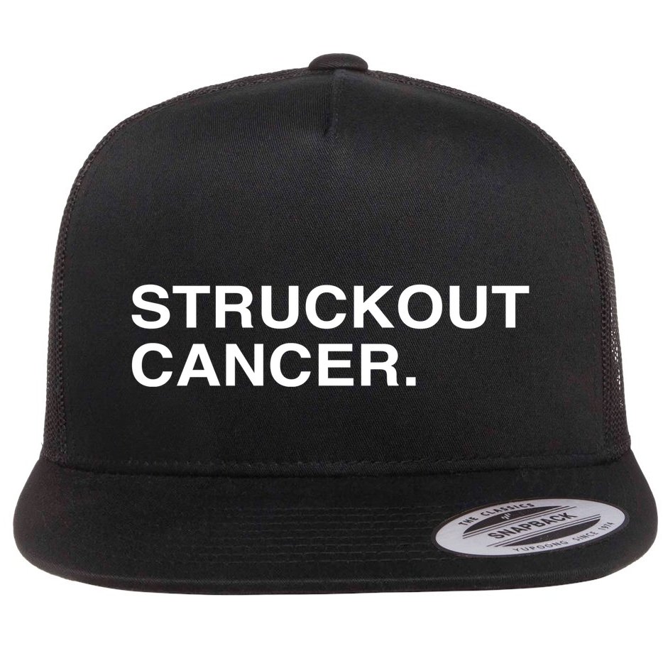 Struckout Cancer Flatbill Hat