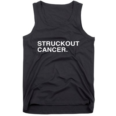 Struckout Cancer Tank Top