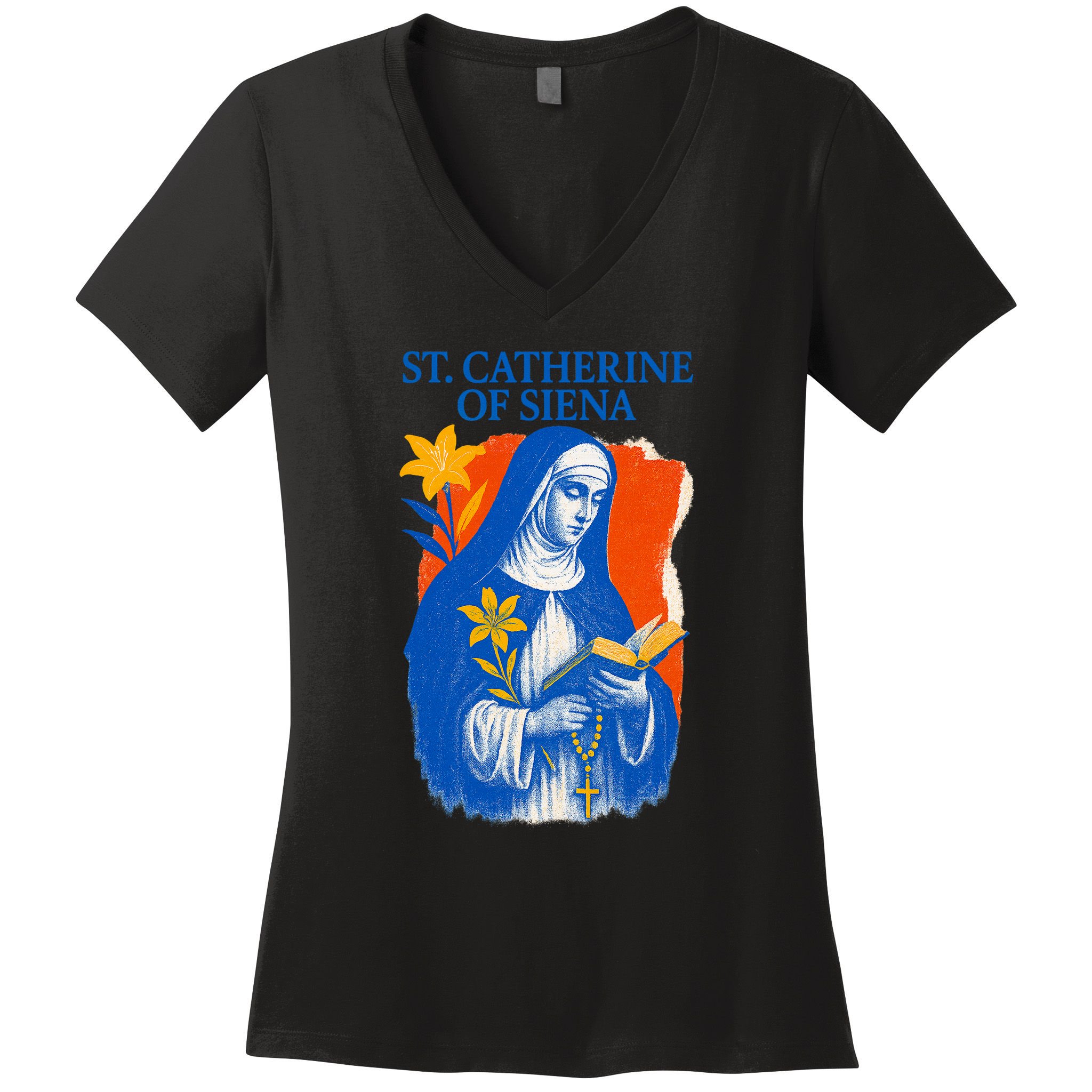 St. Catherine Women's V-Neck T-Shirt