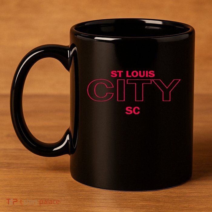 Stl City 11oz C Handle Ceramic Mug