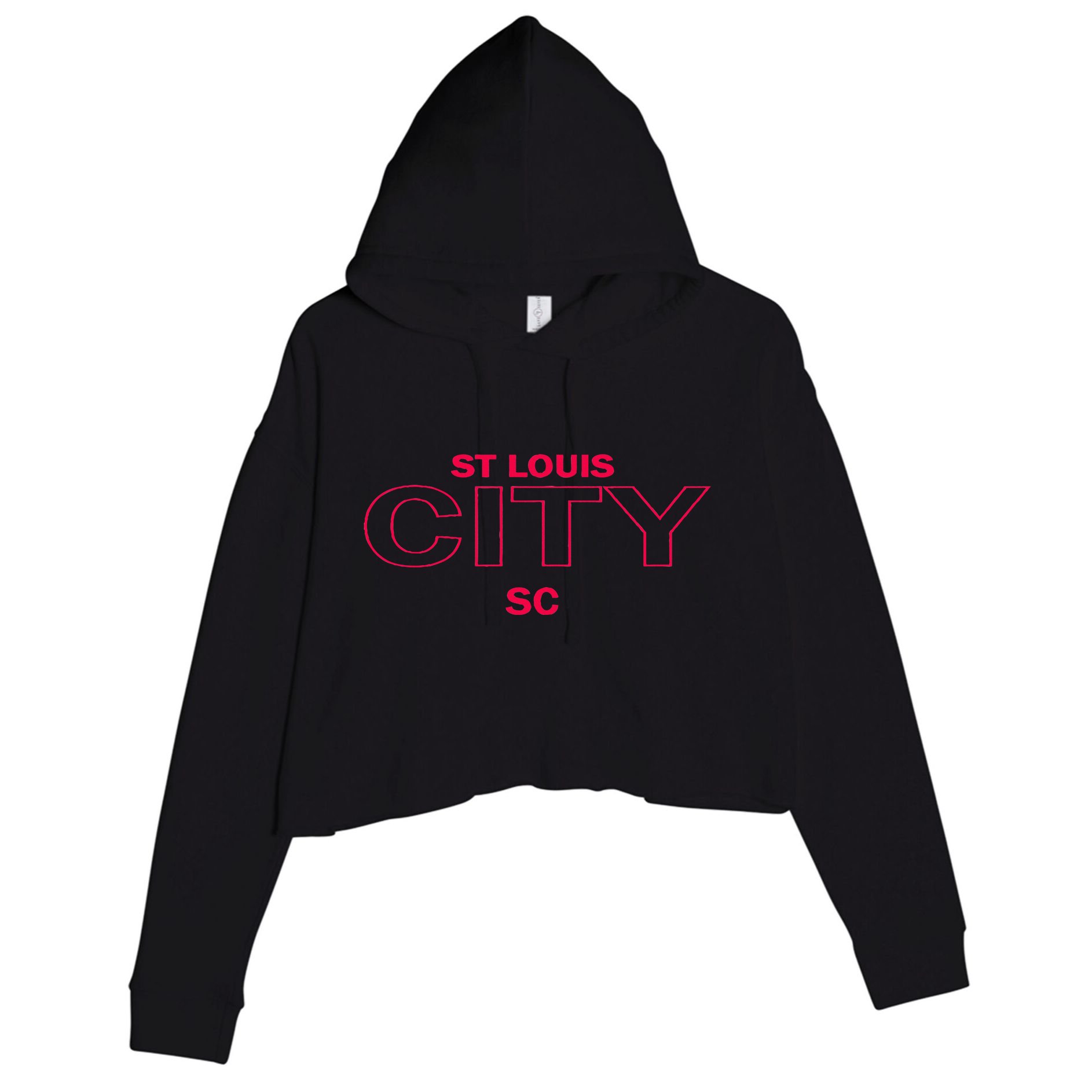 Stl City Crop Fleece Hoodie