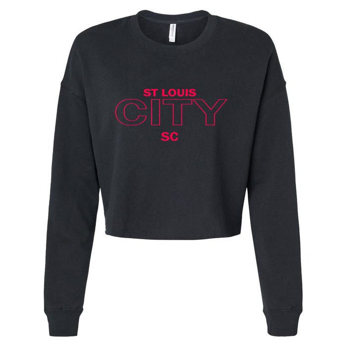 Stl City Cropped Pullover Crew