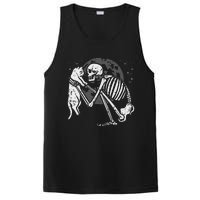 Skeleton Cat Skull Kitty Cute Goth Halloween PosiCharge Competitor Tank