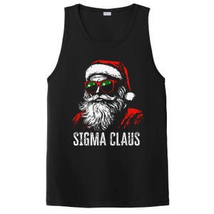 Sigma Claus Santa Funny Christmas Rizz Male The Rizzler Meme PosiCharge Competitor Tank