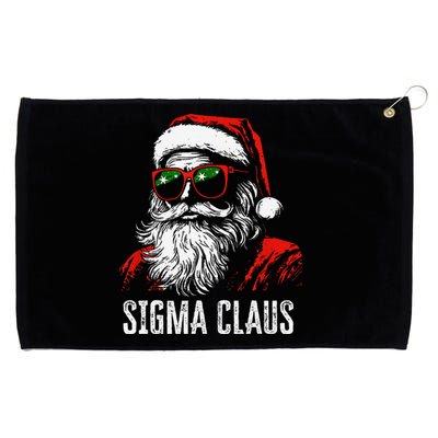 Sigma Claus Santa Funny Christmas Rizz Male The Rizzler Meme Grommeted Golf Towel