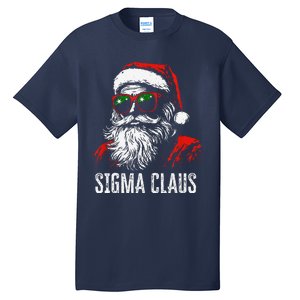 Sigma Claus Santa Funny Christmas Rizz Male The Rizzler Meme Tall T-Shirt