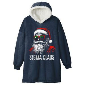 Sigma Claus Santa Funny Christmas Rizz Male The Rizzler Meme Hooded Wearable Blanket