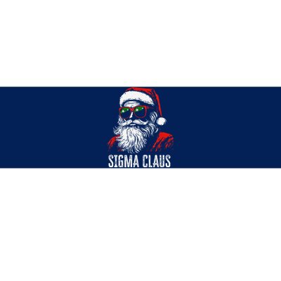 Sigma Claus Santa Funny Christmas Rizz Male The Rizzler Meme Bumper Sticker