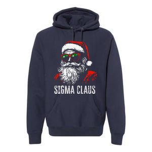 Sigma Claus Santa Funny Christmas Rizz Male The Rizzler Meme Premium Hoodie