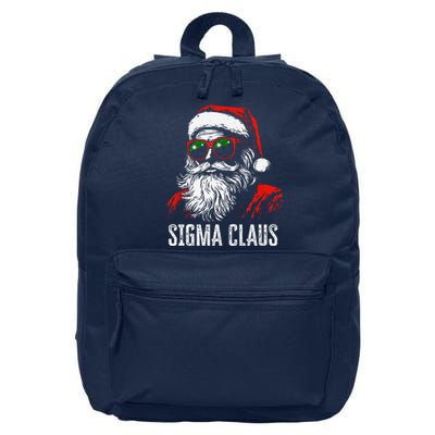 Sigma Claus Santa Funny Christmas Rizz Male The Rizzler Meme 16 in Basic Backpack