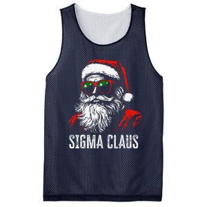 Sigma Claus Santa Funny Christmas Rizz Male The Rizzler Meme Mesh Reversible Basketball Jersey Tank