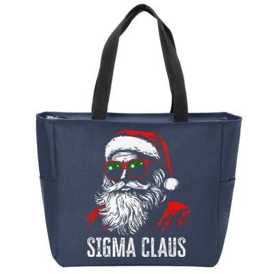 Sigma Claus Santa Funny Christmas Rizz Male The Rizzler Meme Zip Tote Bag