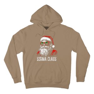 Sigma Claus Santa Funny Christmas Rizz Male The Rizzler Meme Hoodie