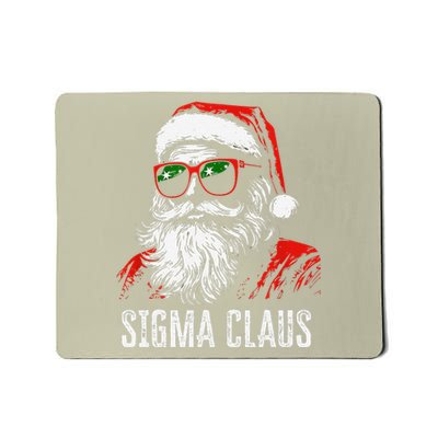 Sigma Claus Santa Funny Christmas Rizz Male The Rizzler Meme Mousepad