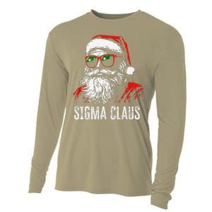 Sigma Claus Santa Funny Christmas Rizz Male The Rizzler Meme Cooling Performance Long Sleeve Crew