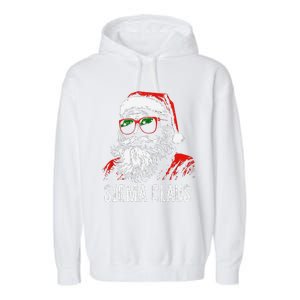 Sigma Claus Santa Funny Christmas Rizz Male The Rizzler Meme Garment-Dyed Fleece Hoodie