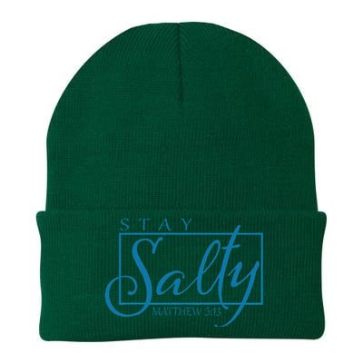 Stay Christian Salty Faith Matthew 5 13 Knit Cap Winter Beanie