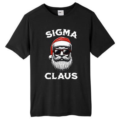 Sigma Claus Santa Funny Christmas Rizz Male The Rizzler Meme Tall Fusion ChromaSoft Performance T-Shirt