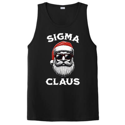 Sigma Claus Santa Funny Christmas Rizz Male The Rizzler Meme PosiCharge Competitor Tank