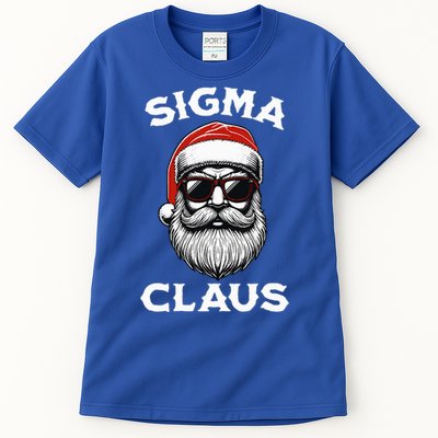 Sigma Claus Santa Funny Christmas Rizz Male The Rizzler Meme Tall T-Shirt