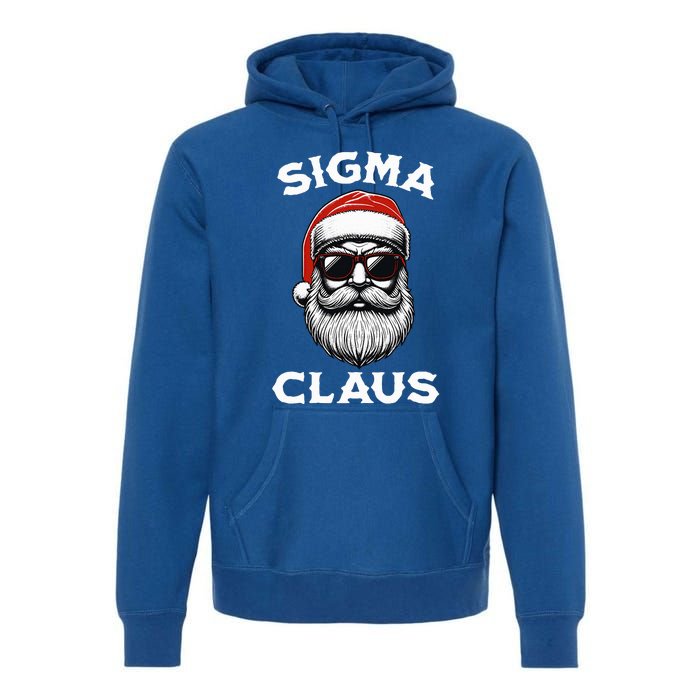 Sigma Claus Santa Funny Christmas Rizz Male The Rizzler Meme Premium Hoodie