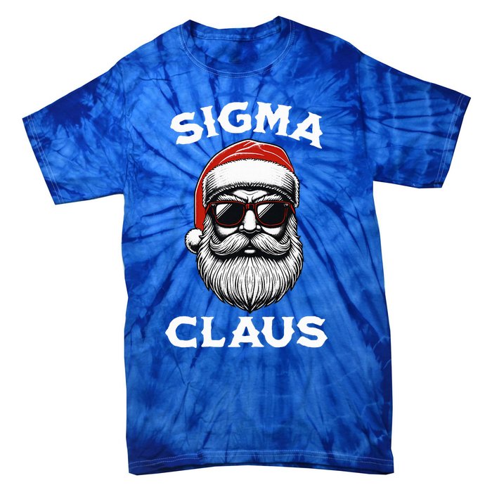 Sigma Claus Santa Funny Christmas Rizz Male The Rizzler Meme Tie-Dye T-Shirt