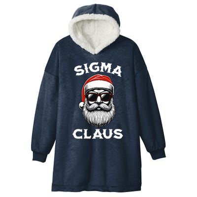 Sigma Claus Santa Funny Christmas Rizz Male The Rizzler Meme Hooded Wearable Blanket