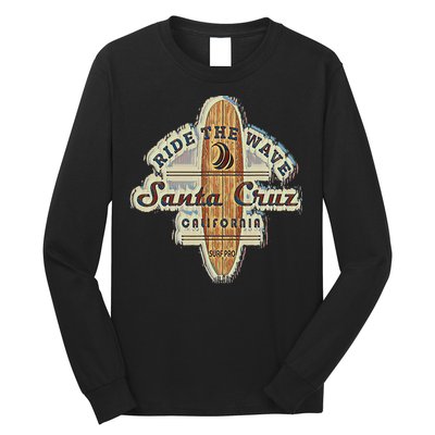 Santa Cruz Surfer Surfboard Vintage Long Sleeve Shirt